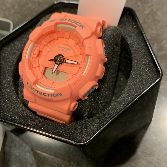 Women’s Casio G Shock Limited Edition Couple Analog/Digital Watch Step Tracker - Picture 4 of 10